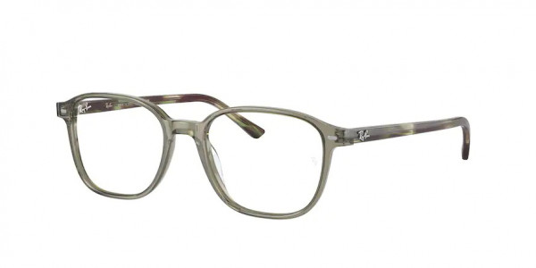 Ray-Ban Optical RX5393 LEONARD Eyeglasses, 8178 LEONARD TRANSPARENT GREEN (GREEN)