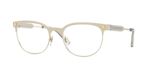 Versace VE1268 Eyeglasses, 1252 PALE GOLD (GOLD)
