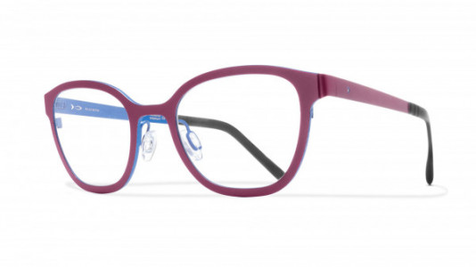 Blackfin Anfield Eyeglasses, Red/Blue - C1149