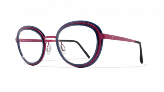 Blackfin Cortes Eyeglasses, Red/Navy Blue Acetate - C1089