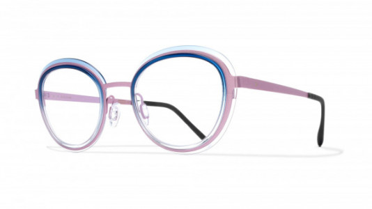 Blackfin Cortes Eyeglasses, Pink/Gradient Blue Acetate - C1138