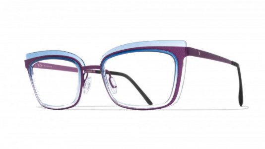 Blackfin Flamingo Beach Eyeglasses, Purple/Gradient Blue Acetate - C1140
