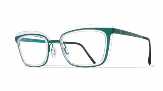Blackfin Flamingo Beach Eyeglasses, Green/Crystal Acetate - C1141