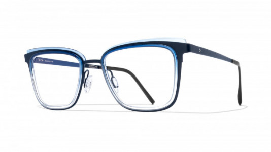 Blackfin Flower Cave Eyeglasses, Blue/Gradient Blue Acetate - C1119