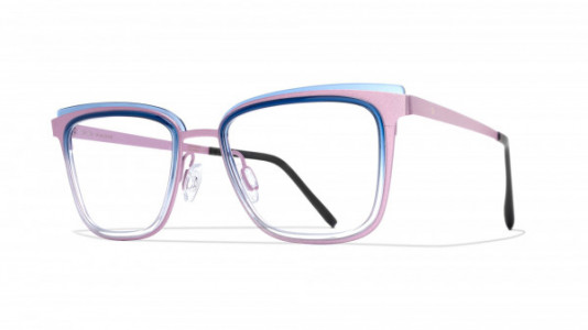 Blackfin Flower Cave Eyeglasses, Pink/Gradient Blue Acetate - C1138