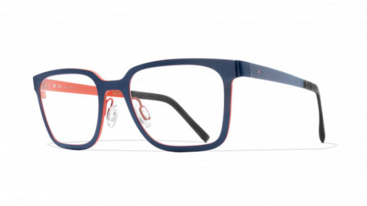 Blackfin Homewood Eyeglasses, Blue/Red - C1011