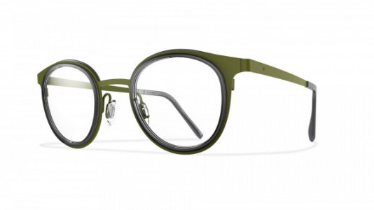 Blackfin Palos Eyeglasses, Green/Black Acetate - C1084