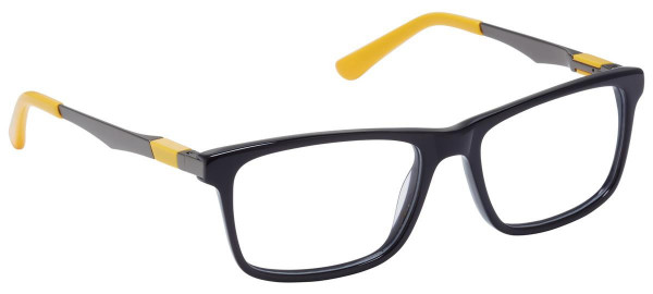 SuperFlex SFK-233 Eyeglasses, S300-BLACK LEMON