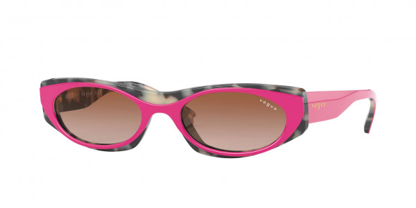 Vogue VO5316S Sunglasses, 281513 TOP PINK/GREY HAVANA (PINK)
