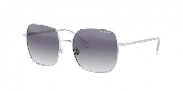 Vogue VO4175SB Sunglasses, 323/79 SILVER CLEAR GRADIENT BLUE (SILVER)