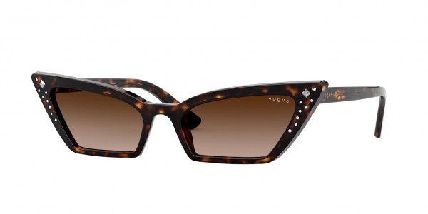 Vogue VO5282BM SUPER Sunglasses, W65613 SUPER DARK HAVANA BROWN GRADIE (BROWN)