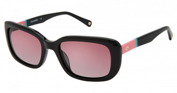 Sperry Top-Sider ROSEFISH Sunglasses, C01 BLACK (DK ROSE GRADIENT)