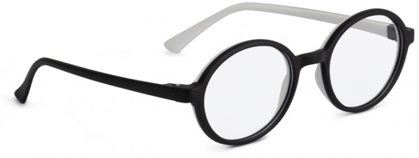 Hilco 85081 Eyeglasses, Black/White (Clear Demo lenses)