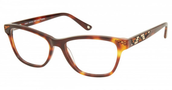 Jimmy Crystal HYDRA Eyeglasses, TORTOISE