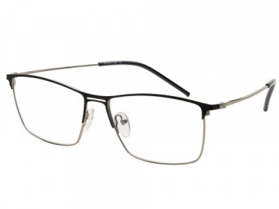 Baron 5299 Eyeglasses, Matte Gunmetal With Matte Black