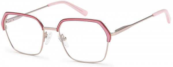 Menizzi M4092 Eyeglasses, 02-Rose Gold Pink