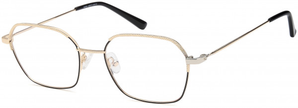Menizzi M4091 Eyeglasses, 01-Black Gold