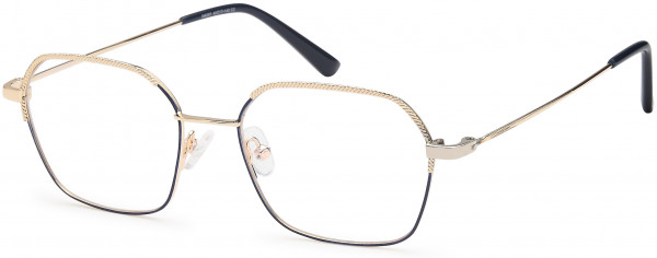 Menizzi M4091 Eyeglasses, 02-Blue Gold