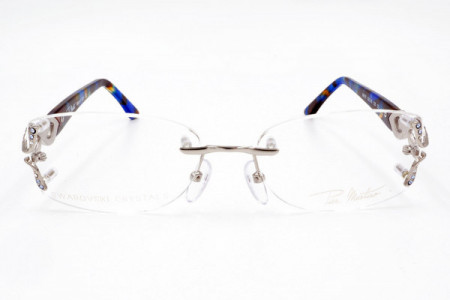 Pier Martino PM797 - LIMITED STOCK AVAILABLE Eyeglasses, C5 Silver Blue Amber