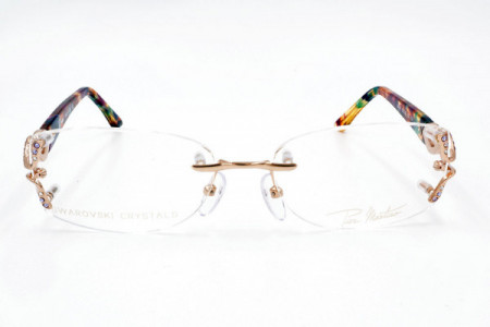 Pier Martino PM797 - LIMITED STOCK AVAILABLE Eyeglasses, C6 Gold Multi Amber