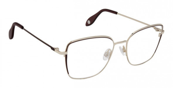 Fysh UK FYSH 3658 Eyeglasses, (S106) BURGUNDY GOLD