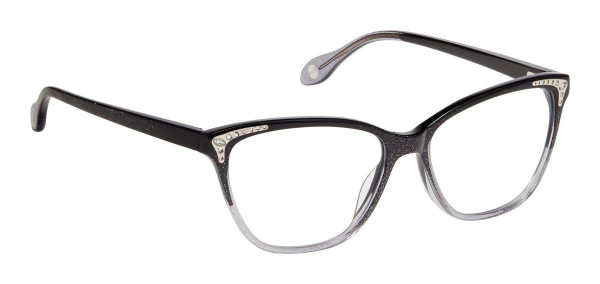 Fysh UK FYSH 3657 Eyeglasses, (S400) ONYX CRYSTAL