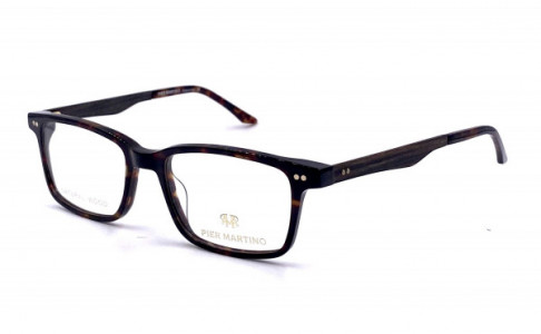 Pier Martino PM5800 Eyeglasses, C2 Dark Amber Walnut