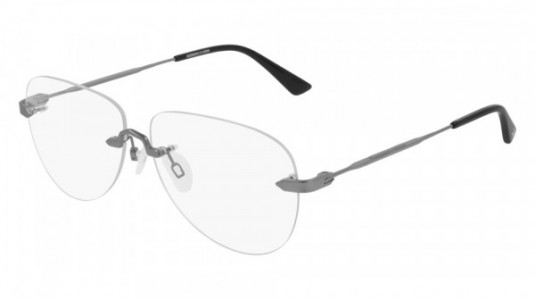 McQ MQ0270O Eyeglasses, 001 - RUTHENIUM