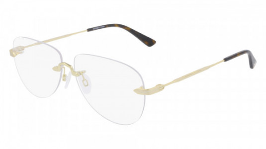 McQ MQ0270O Eyeglasses, 002 - GOLD