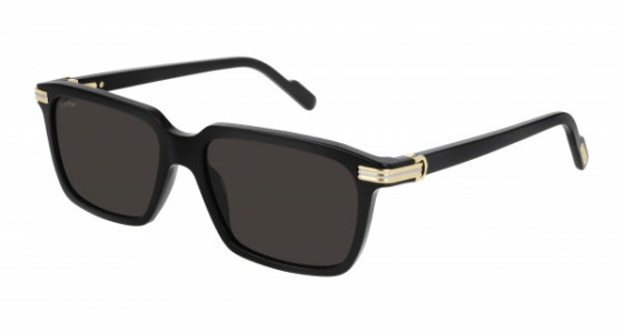 Cartier CT0220S Sunglasses, 001 - BLACK with GREY lenses