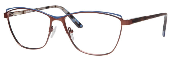 Marie Claire MC6279 Eyeglasses, Matte Brown/Blue
