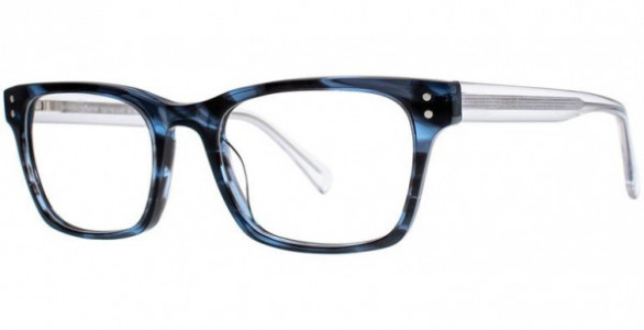 Adrienne Vittadini 6028 Eyeglasses, Blue Stripe