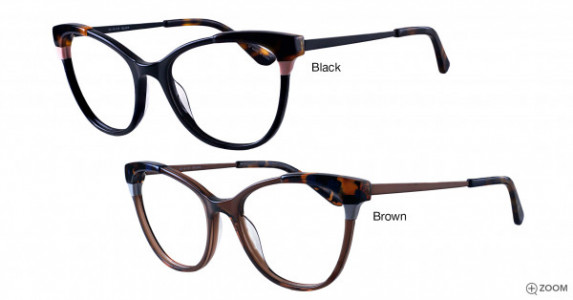 Wittnauer Ines Eyeglasses, Brown