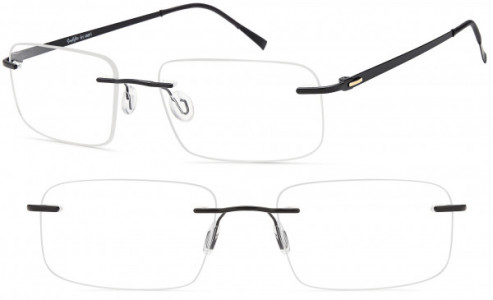 Simplylite SL 804 Eyeglasses, Black Gold