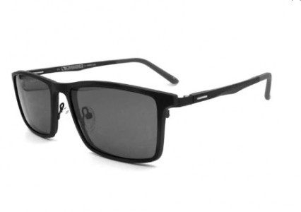 Eyecroxx EC536UD - Frame with Clip Eyeglasses, Blk Black