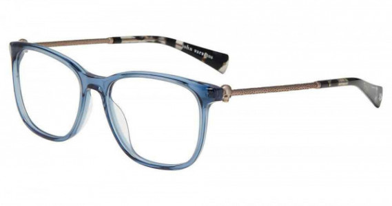 John Varvatos V419 Eyeglasses, BLUE SMOKE (0BSM)