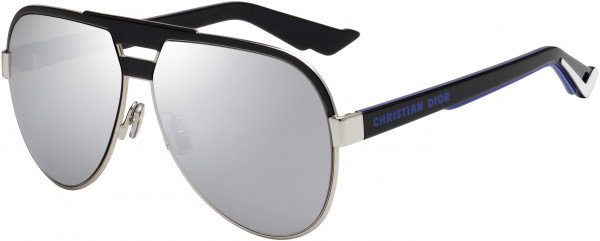 Dior Homme Diorforerunner Sunglasses, 0BSC Black Silver