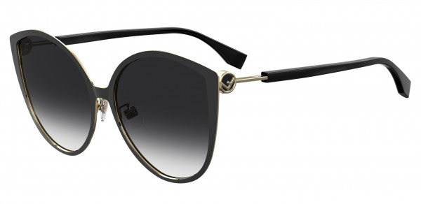 Fendi Fendi 0395/F/S Sunglasses, 02M2 Black Gold