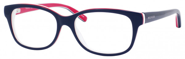 Tommy Hilfiger T. Hilfiger 1017 Eyeglasses, 0UNN Blue Red White