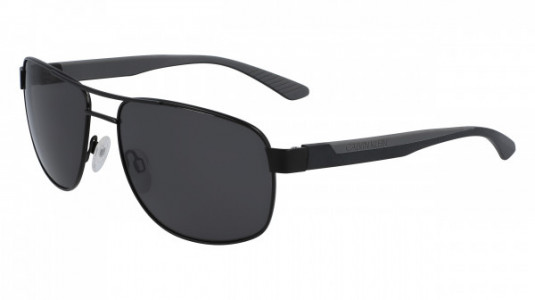 Calvin Klein CK20319S Sunglasses, (002) MATTE BLACK/CHARCOAL