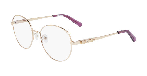 Ferragamo SF2202 Eyeglasses, (688) SHINY ROSE GOLD