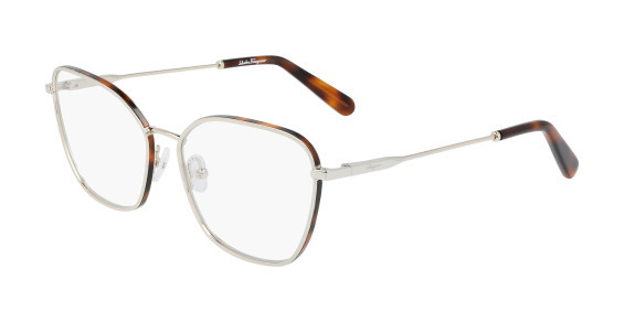 Ferragamo SF2203 Eyeglasses, (723) GOLD/TORTOISE