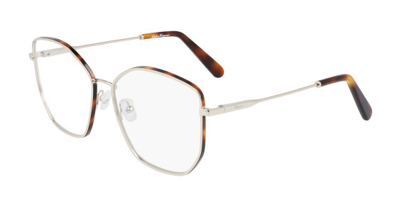Ferragamo SF2204 Eyeglasses, (723) GOLD/TORTOISE
