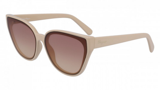 Ferragamo SF997S Sunglasses, (264) BEIGE