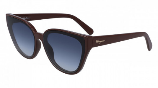 Ferragamo SF997S Sunglasses, (604) BURGUNDY