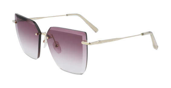 Longchamp LO142S Sunglasses, (733) GOLD-PURPLE