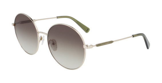 Longchamp LO143S Sunglasses, (711) GOLD-GREEN