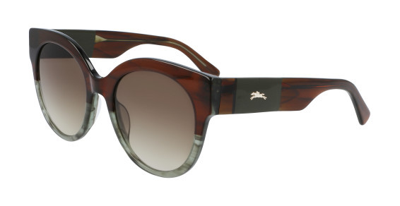 Longchamp LO673S Sunglasses, (235) BROWN/SAGE