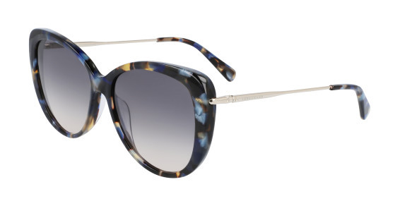 Longchamp LO674S Sunglasses, (433) BLUE HAVANA