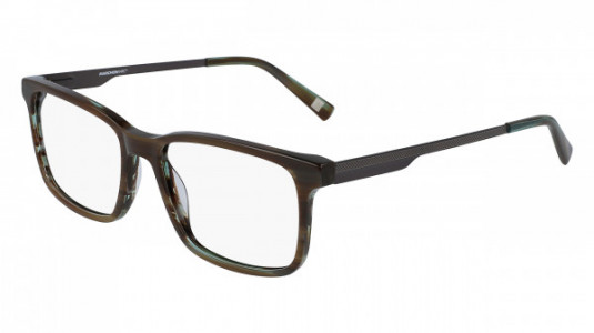 Marchon M-3008 Eyeglasses, (234) BROWN/GREEN HORN